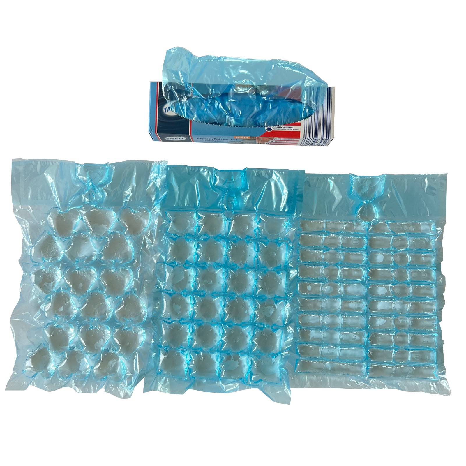 Disposable Sealing LDPE Plastic Ice Cube Freezer Plastic Packaging Bags 