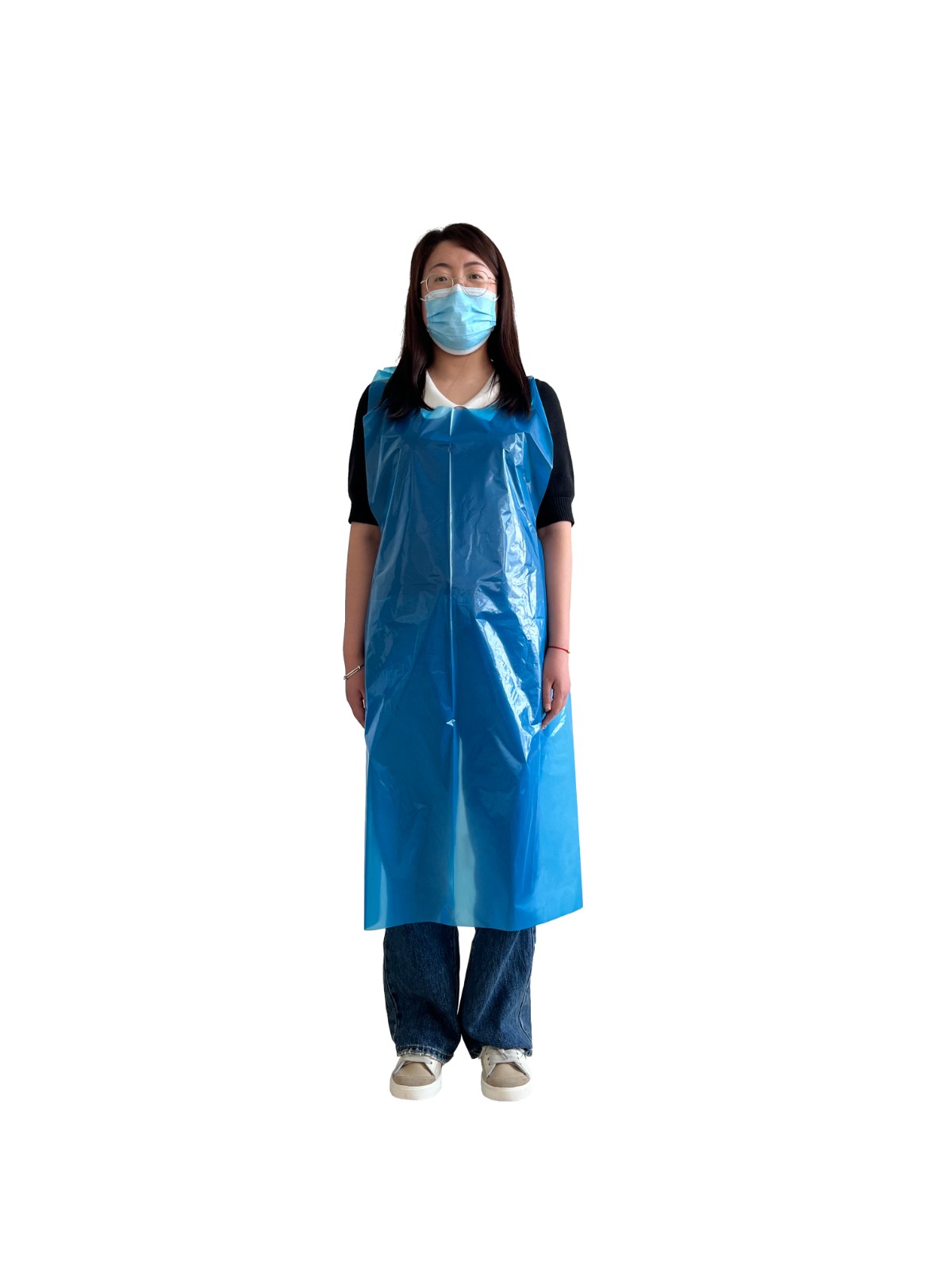 Disposable PE apron factory good quality 