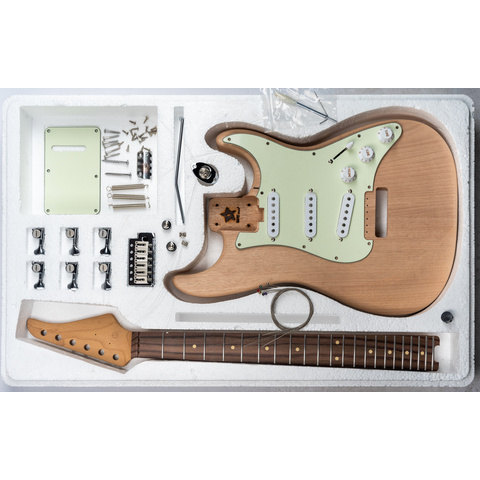 Eart Guitars, EUGK-S3S, DIY Electric Guitar Kit UnfinishedAll Parts 