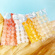 Custom disposable PE plastic self closed ice cube bag