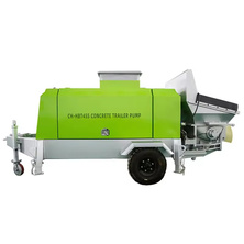 Concrete Trailer Machine Pumping Hydraulic Concrete Pump 