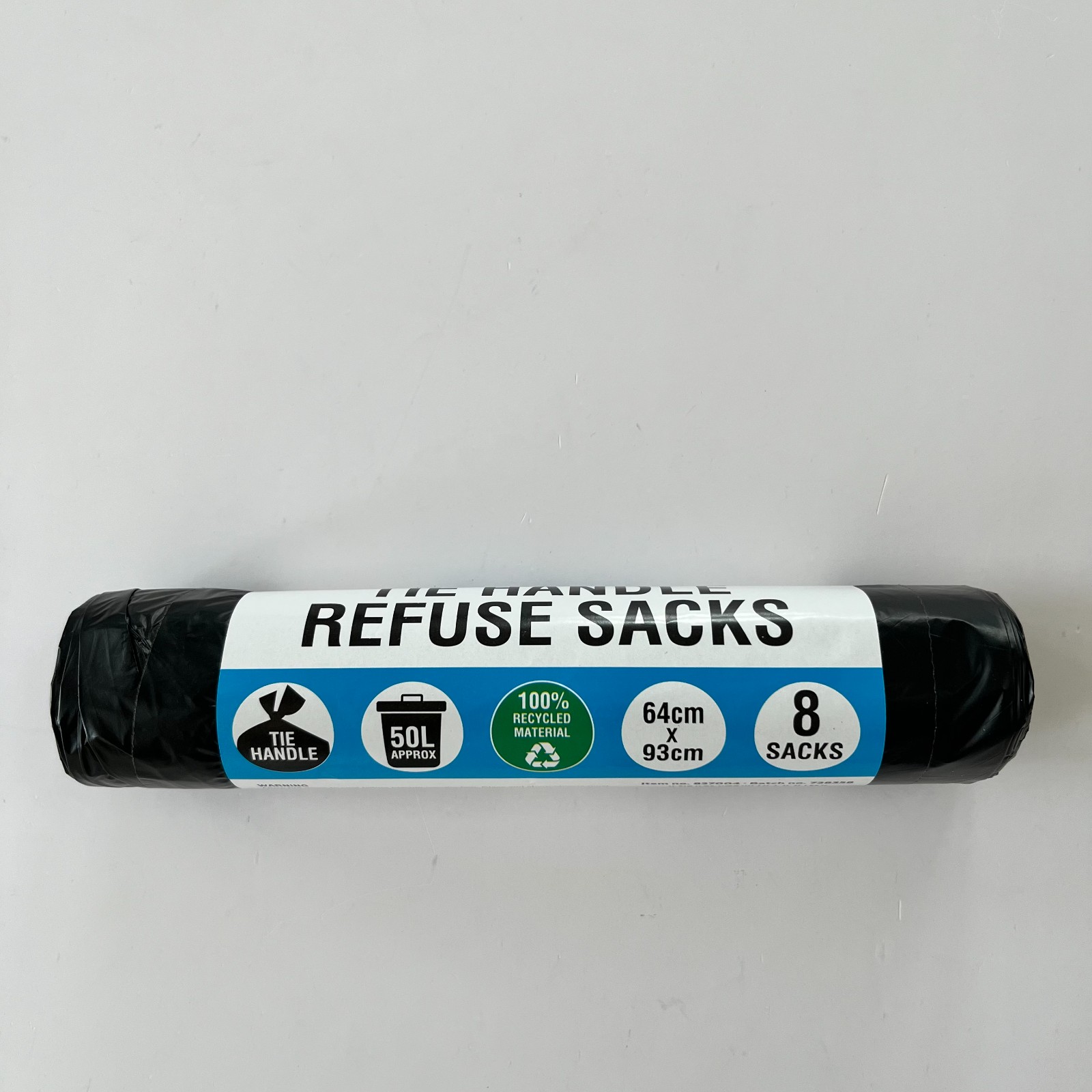 Heavy duty biodegradable black rolls rubbish plastic garbage bag