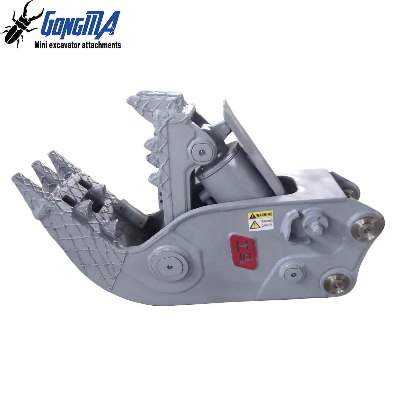 excavator attachment hydraulic concrete demolition pulverizer