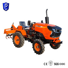 4x4 Mini Tractor,Mini Farm Tractor With Rotary Tiller For Sale