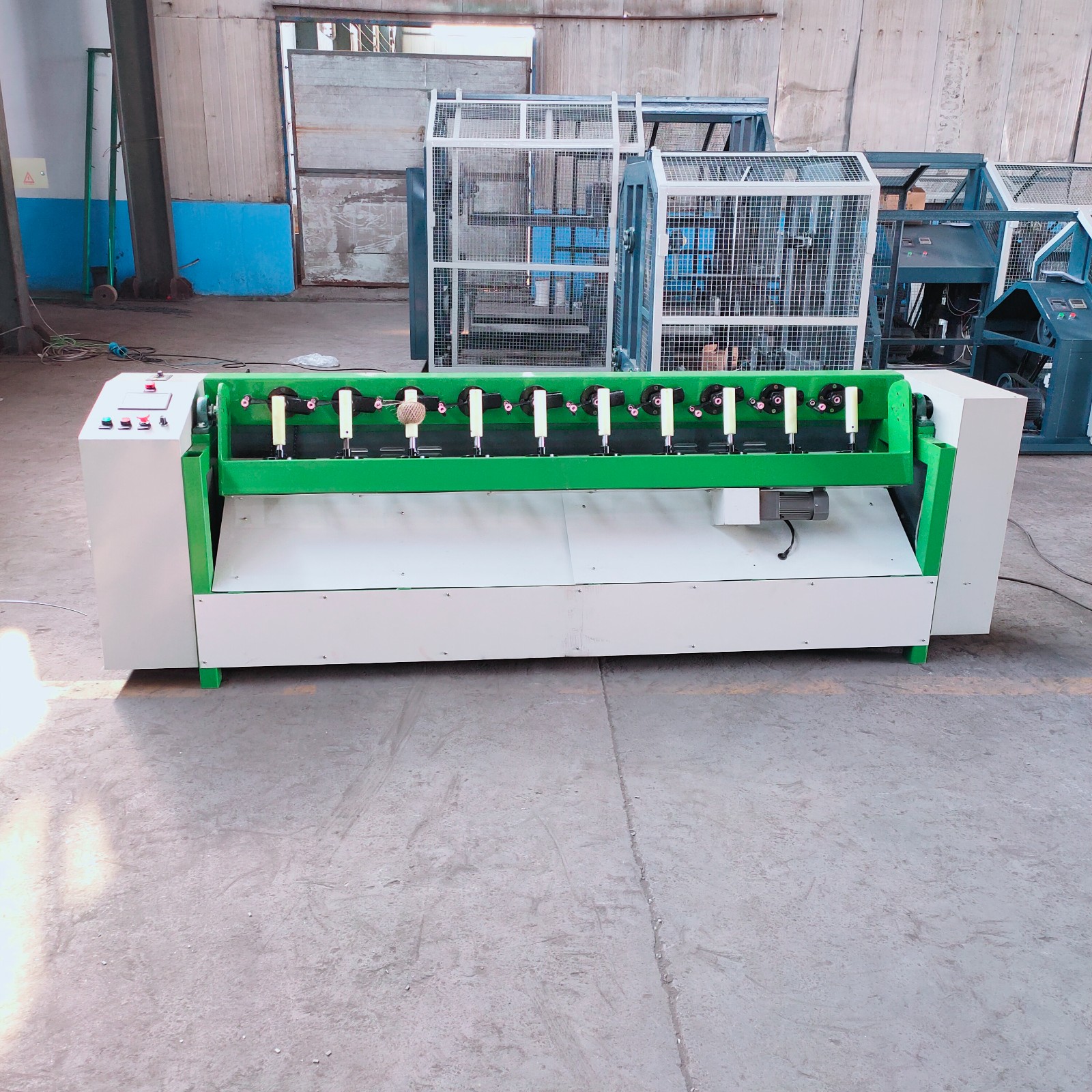 PP raffia rope ball winding machine multi-head ball rewinding machine