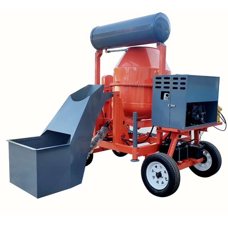 800L self loading diesel concrete cement mixer machine