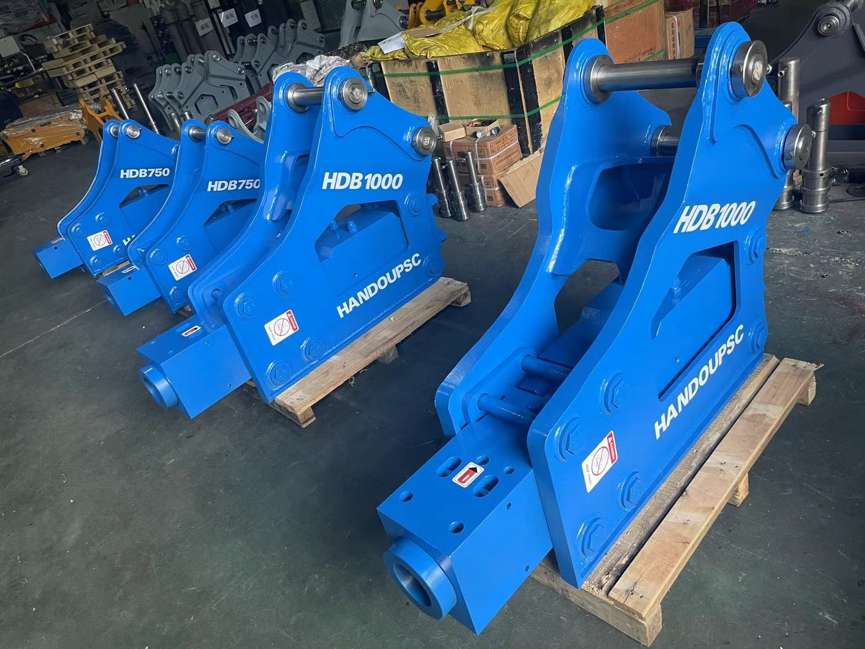 HANDOU Excavator Attachments HDB1000 Side Type Hydraulic Breaker