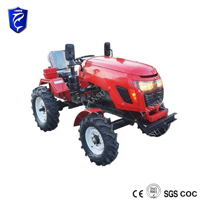 12hp the most compact 4-wheel petrol engine powered mini tractor