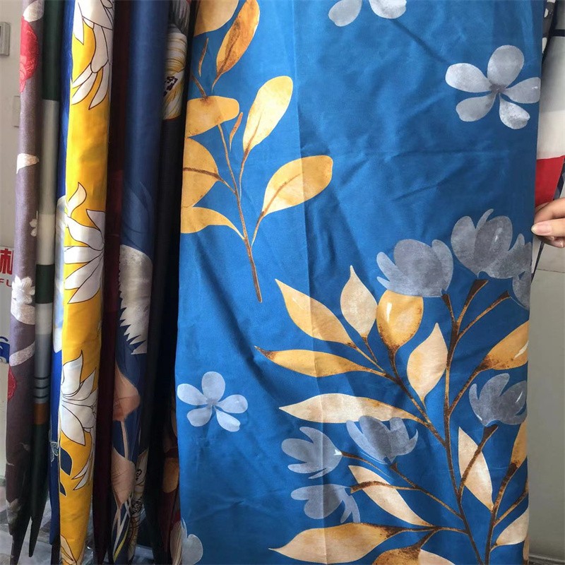 High quality new design polyester printed fabric for bedsheet set 