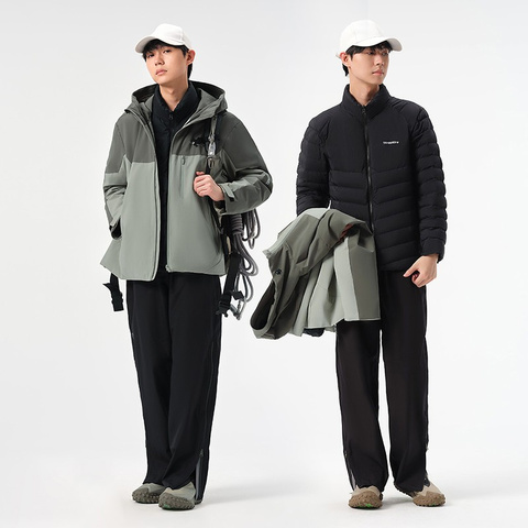 Stock oem winter clothes puffer jacket men down coat custom mens jackets