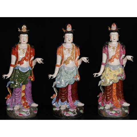 Statue of Guanyin in a State of Serenity