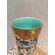 Blue and White Dragon and Lotus Carved Celestial Globe Vase