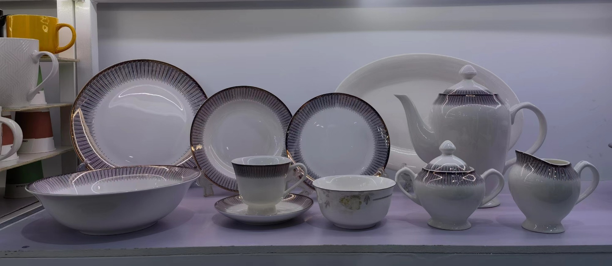 NEW BONE DINNER SET