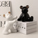 BHM Violent bear book stand home decor  light luxury ceramic bookends