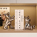 BHM Violent bear book stand home decor  light luxury ceramic bookends