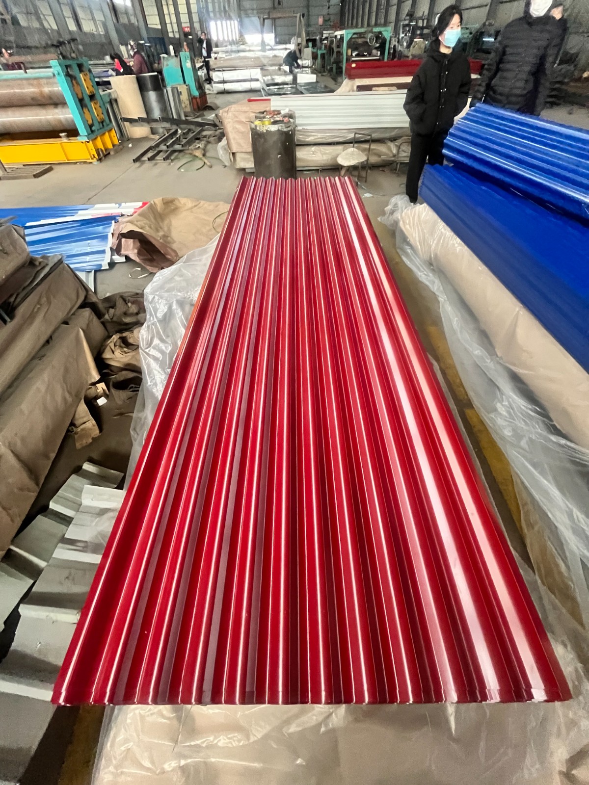 PPGI PPGL prepainted  corrugated roofing sheet 