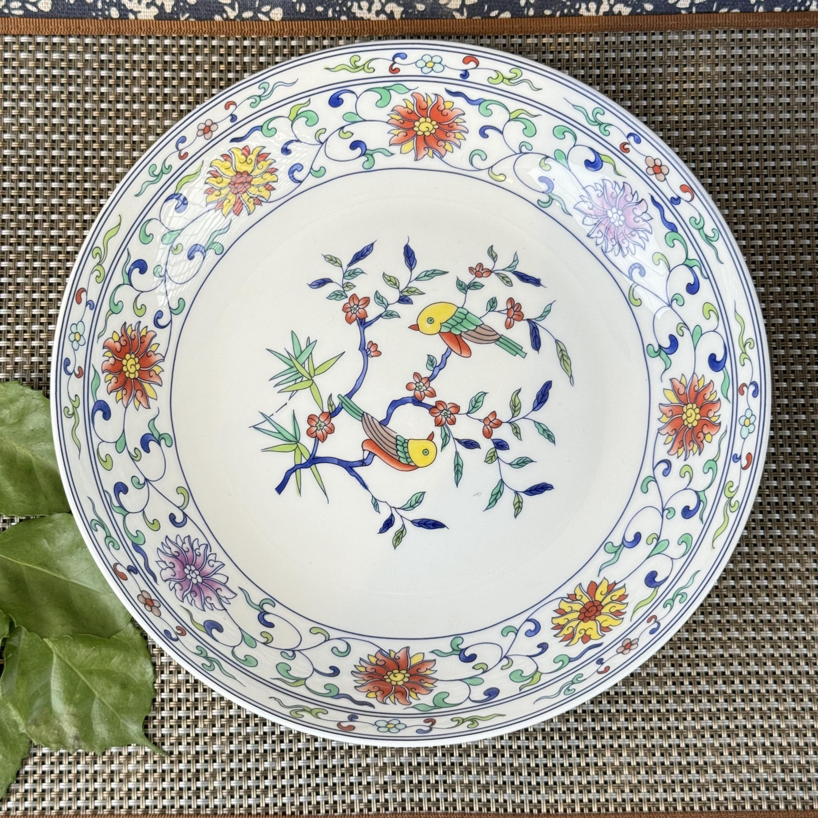 jingdezhen Enamel white background plate tablewear