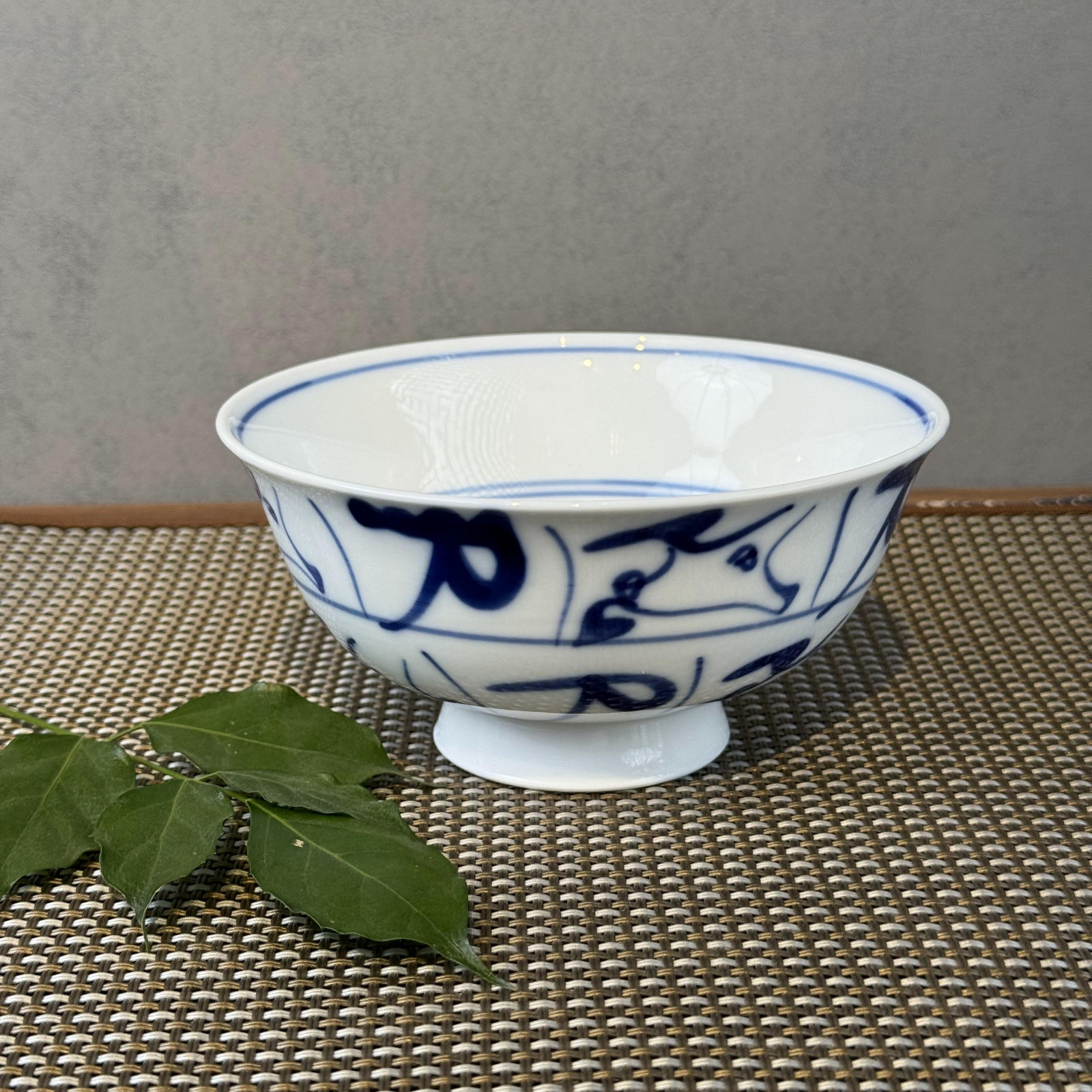 jingdezhen blue and white Knife pattern porcelain tableware