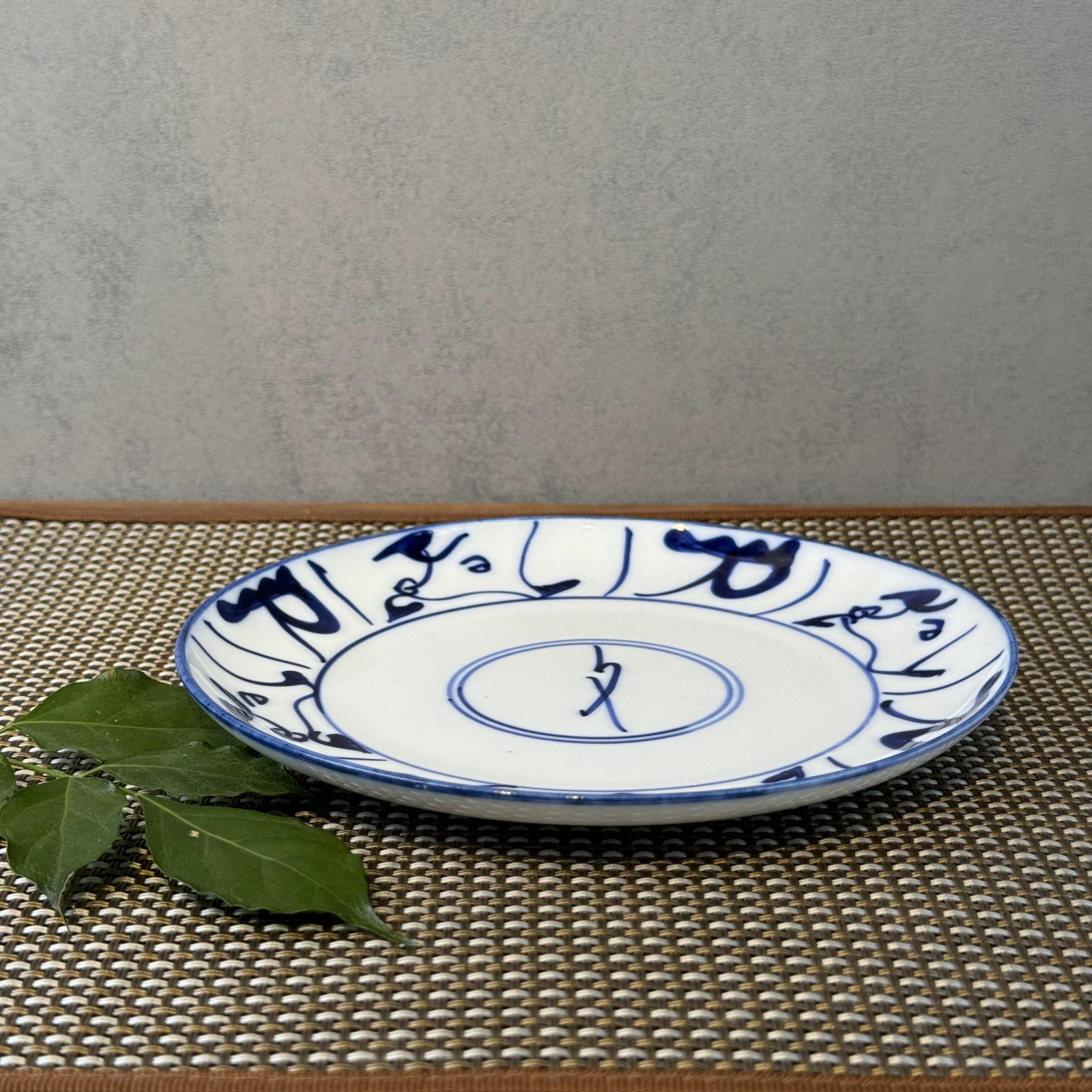 jingdezhen  Knife pattern porcelain small plate tableware 6 inches