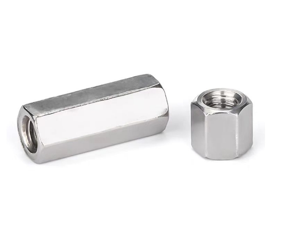 Galvanized extended cylindrical joint nut hexagonal nut