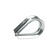 Carbon Steel European Type Commercial Thimble Rigging Stainless Steel