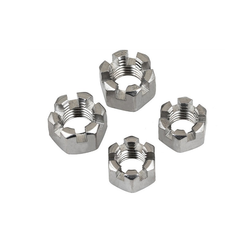 High Quality Hex Castle Nuts Hexagon Nuts Hex Slotted Castle Nut