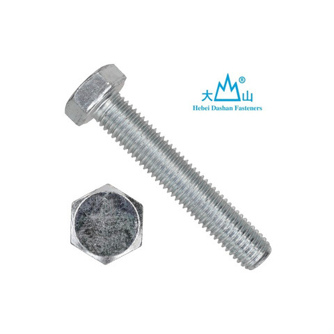  Hex bolt din933 Customized galvanized