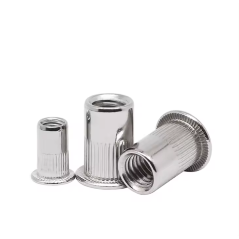  flat head rivet nut/Steel Rivnut Flat Head round