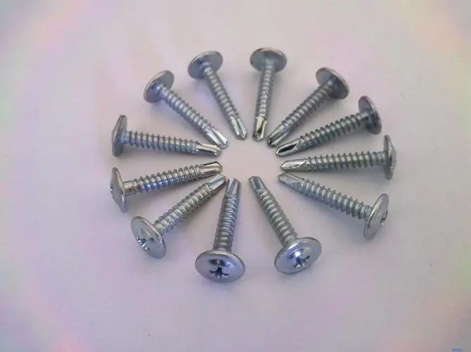 Self drilling screws M4.2-M4.8 manufacture  zinc color carbon steel 