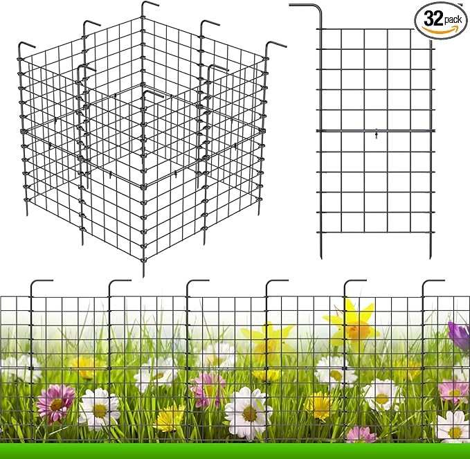 Decorate the garden fence outdoors