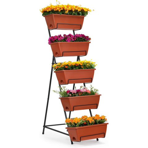 Vertical Garden Bed 5 vertical elevated garden planters