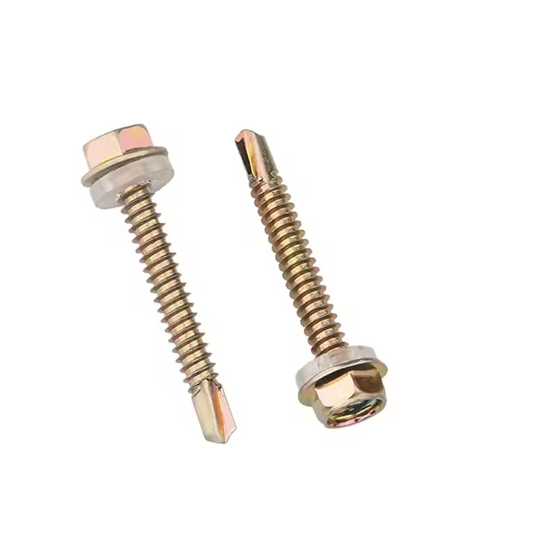 Self drillinng screws with screws