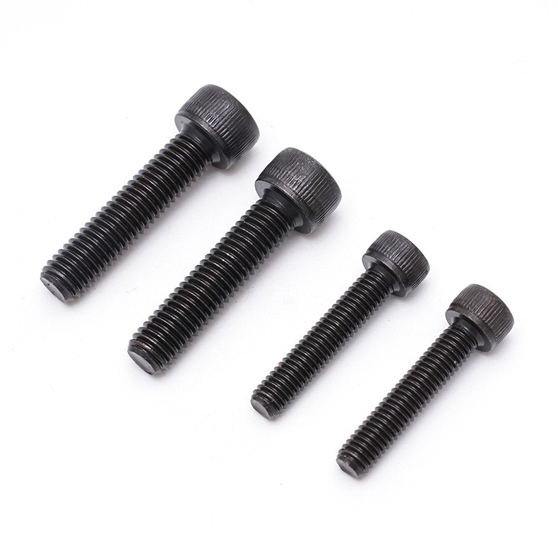 DIN912 black metal fasteners industrial hex head socket bolts