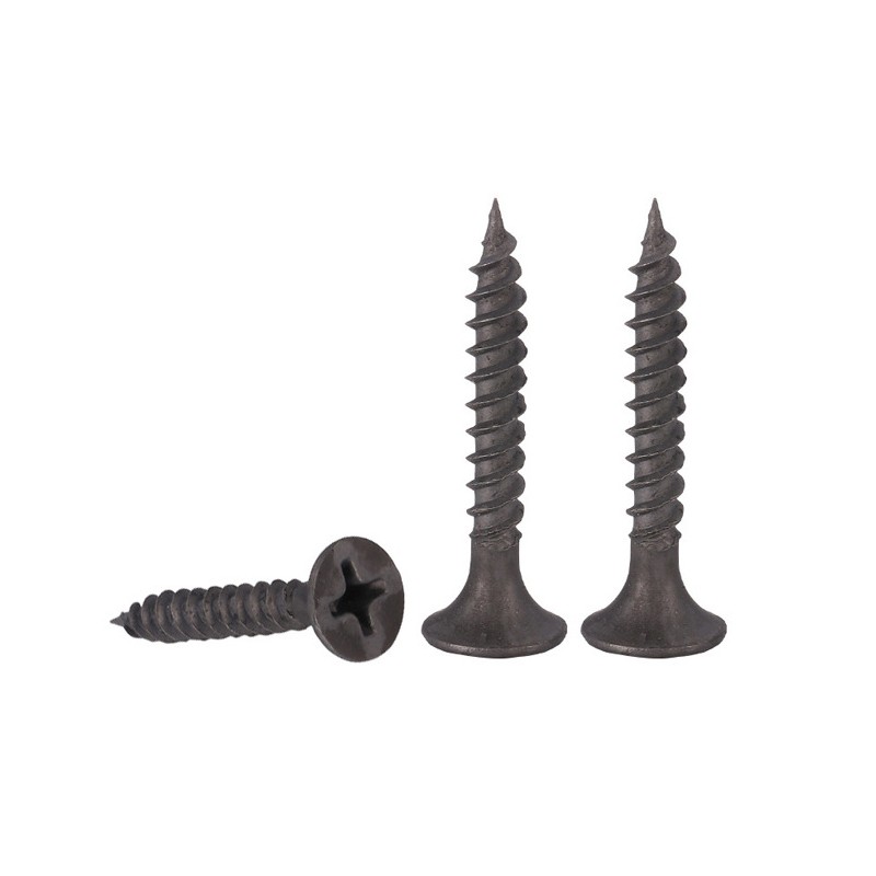 Black Phosphated drywall screws