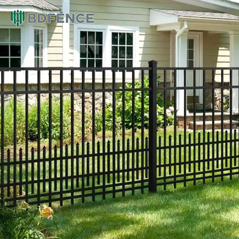High quality 1.8m height fence steel tubular fence length 2.5m 