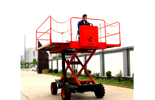 Self-propelled pure electric lifting platform