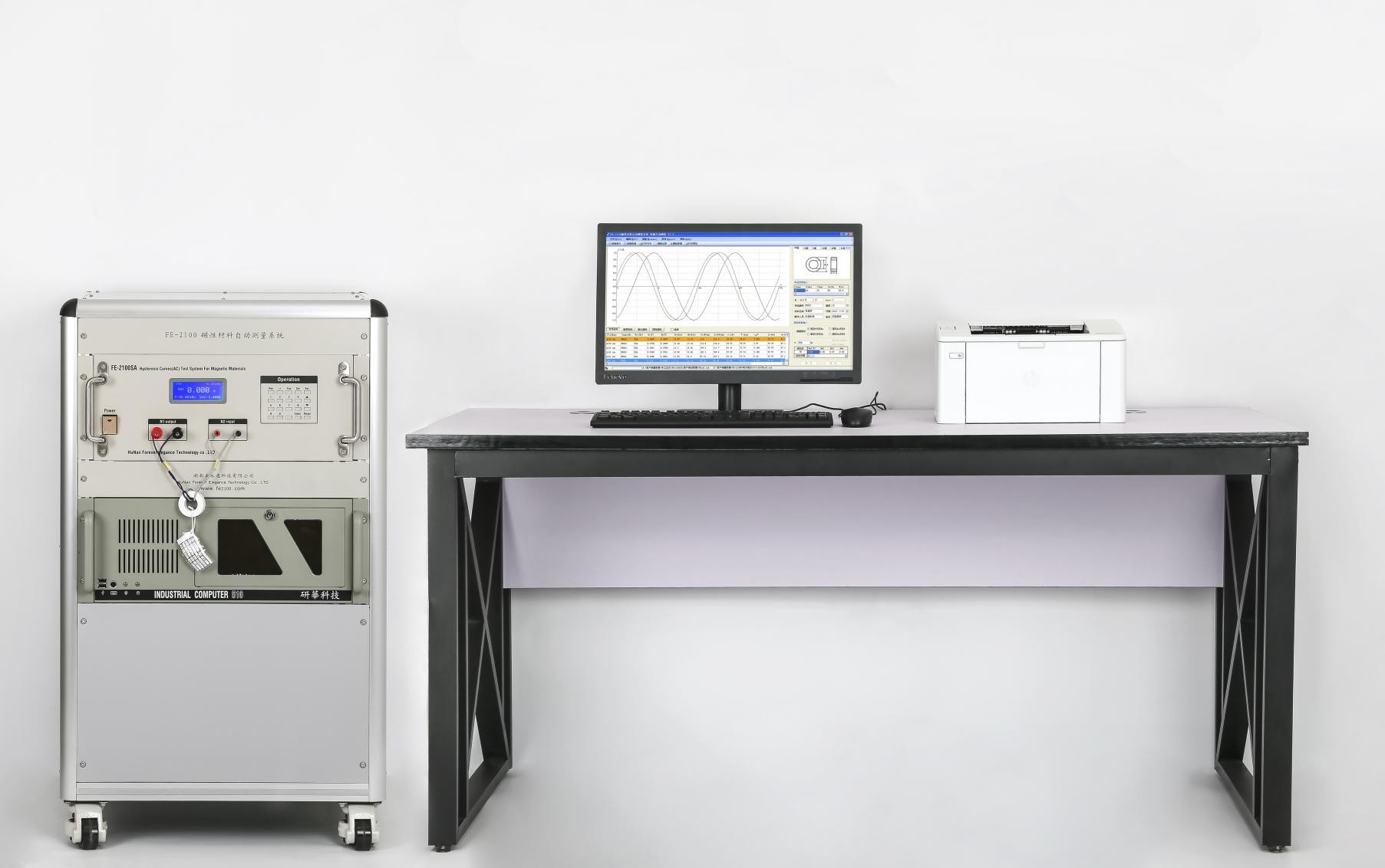 AC measurement device for FE-2100SA soft magnetic material