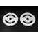 Sanitary ceramic valve plate