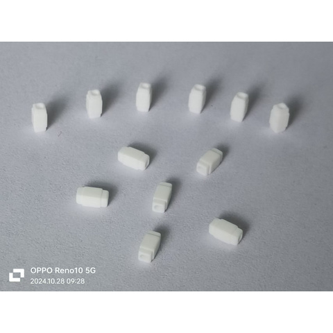 Square porcelain tube