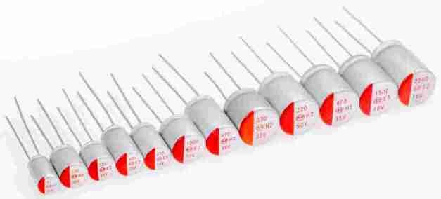 PT Polymer Solid State Capacitor Series (Pencil Type)