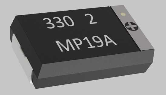 MLPC Stacked Chip Polymer Solid State Capacitors