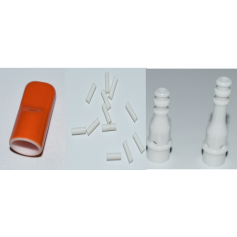 Cylindrical ceramic