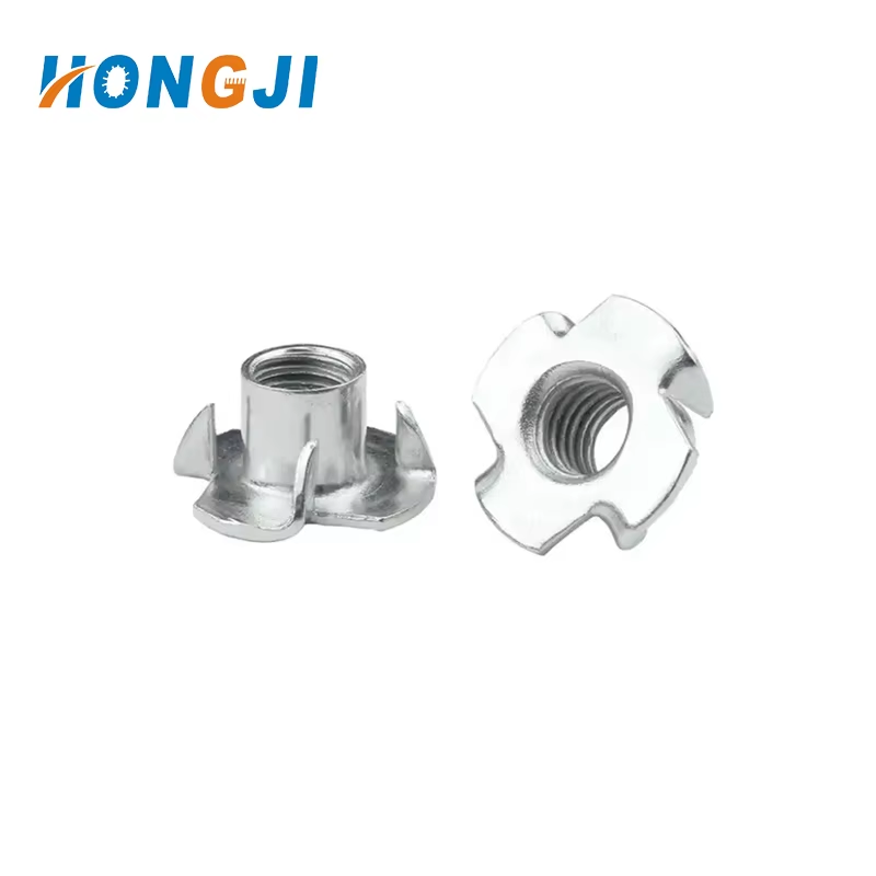 High quality 4 prong nut in stock furniture nut in stock