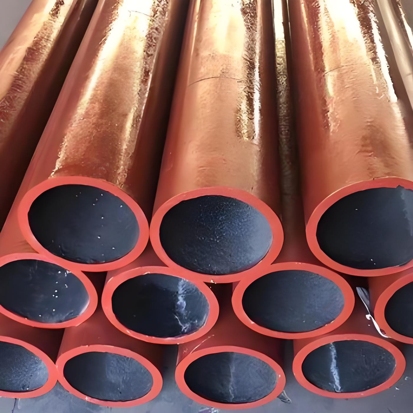 Ceramic composite wear-resistant tube