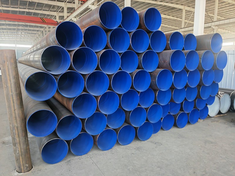 Plastic coated steel pipe