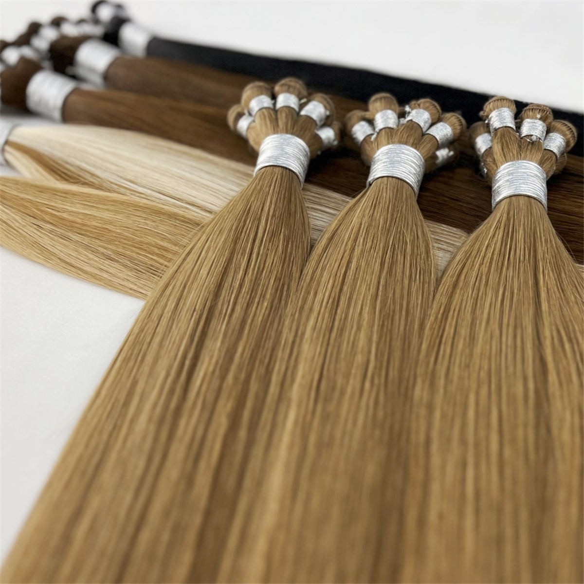 Top Quality double drawn virgin russian european genius weft