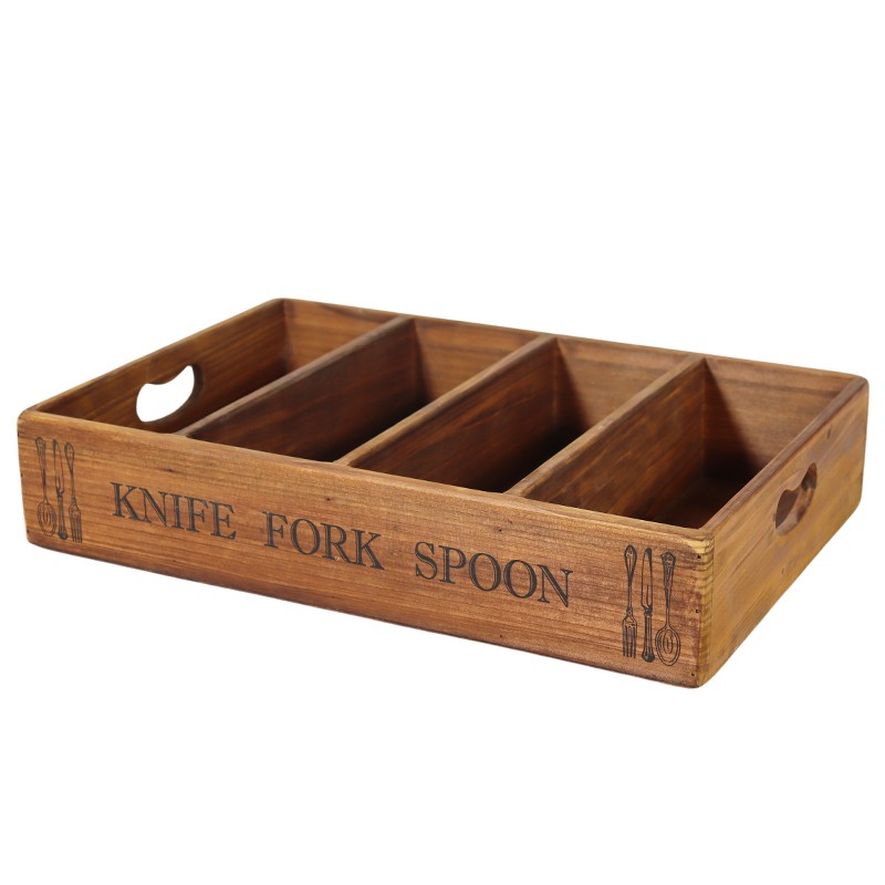 Wooden Cutlery Holder