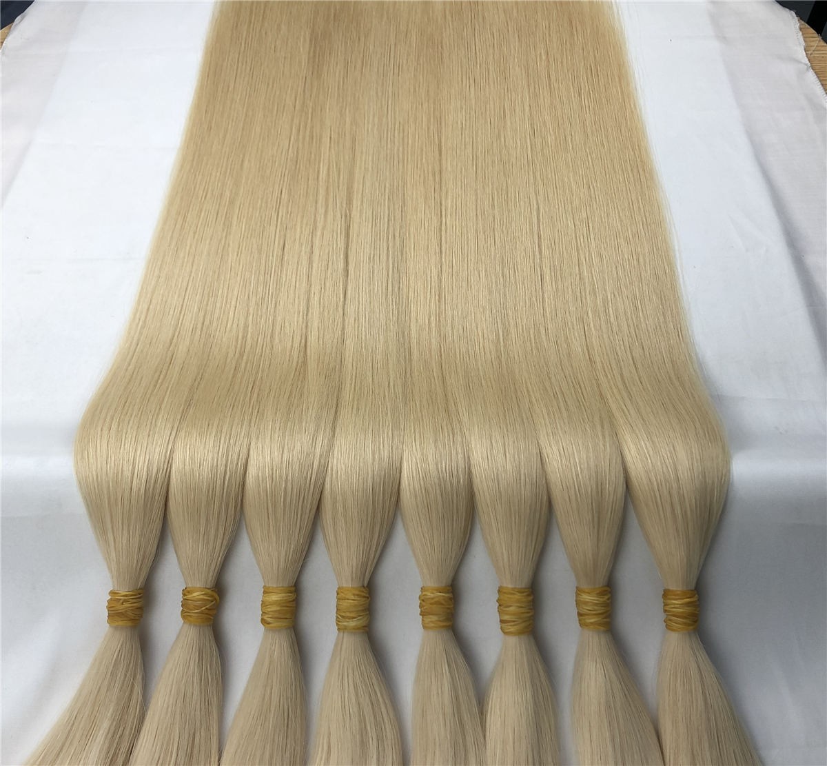 wholesale virgin hair bulk No shedding no tangle human hair