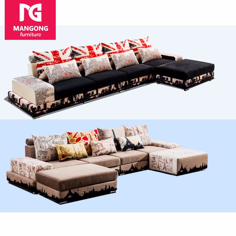 2017 modern living room corner sofa, discount furniture 