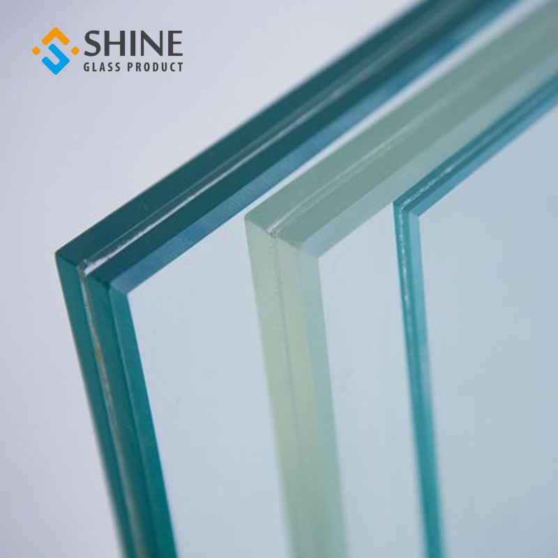 10.76mm 12.76mm Safety Tempered Laminated Glass 